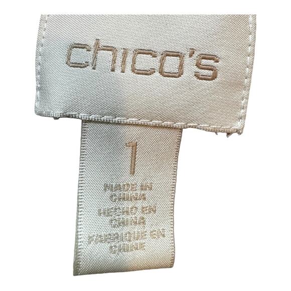 Chico's Women's Romantic Lace Victorian Duster Coat  Size 1 Large - Picture 3 of 9